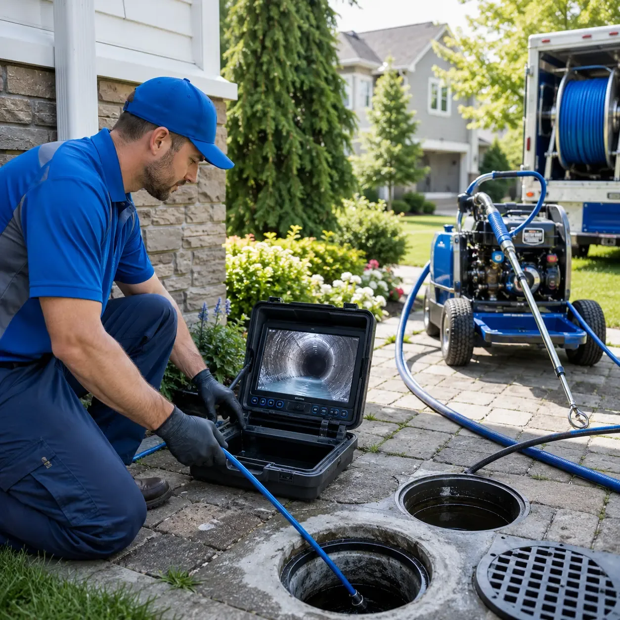 Outdoor drain cleaning professionals serving Cleveland, NY