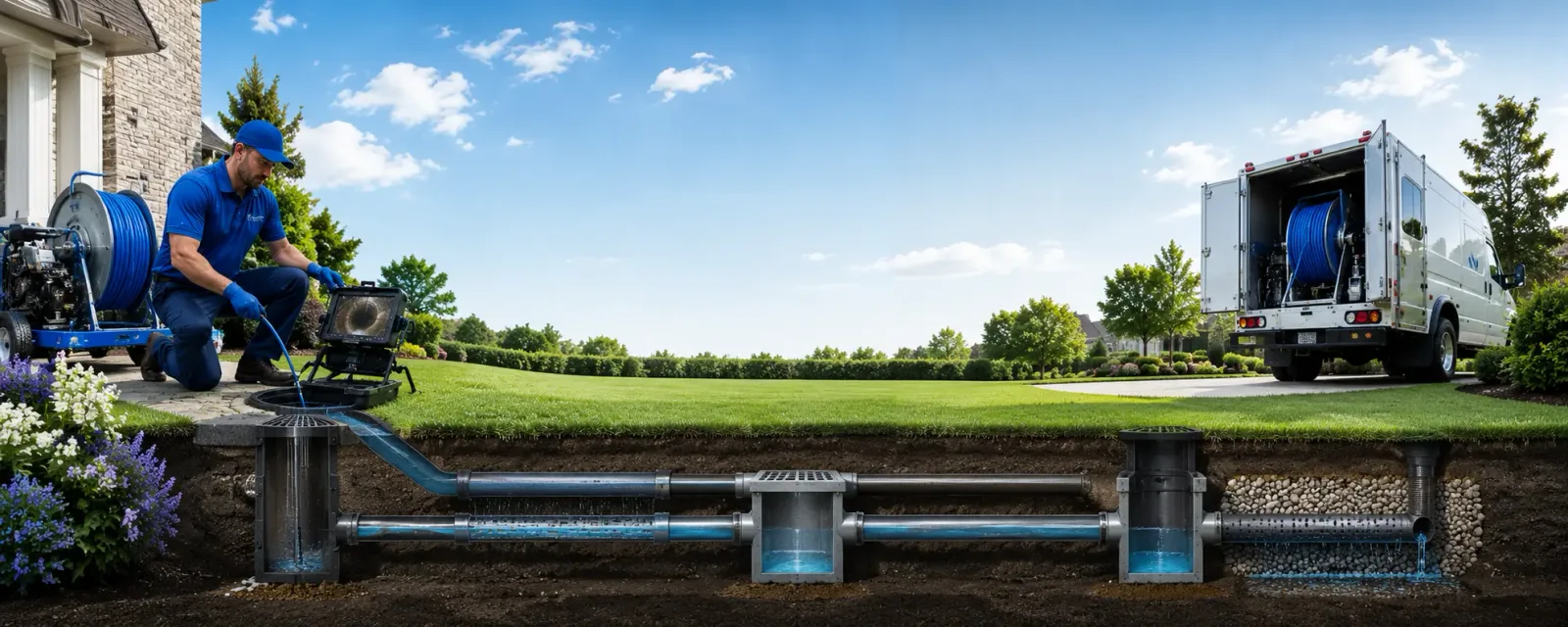 Outdoor drain cleaning information for Cleveland, NY